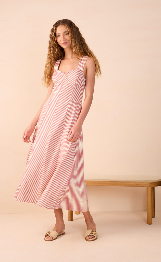 Dress To Clothing Striped Maxi Dress