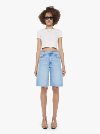 Mother Denim The Half-Pipe Bermuda Fray