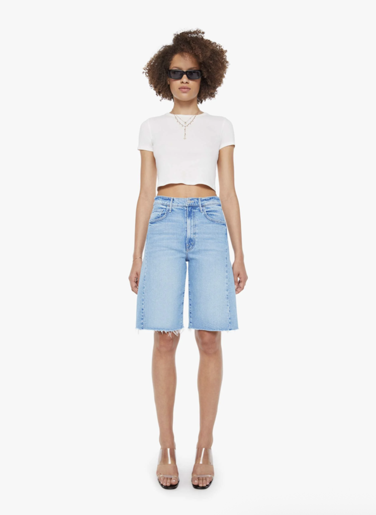 Mother Denim The Half-Pipe Bermuda Fray