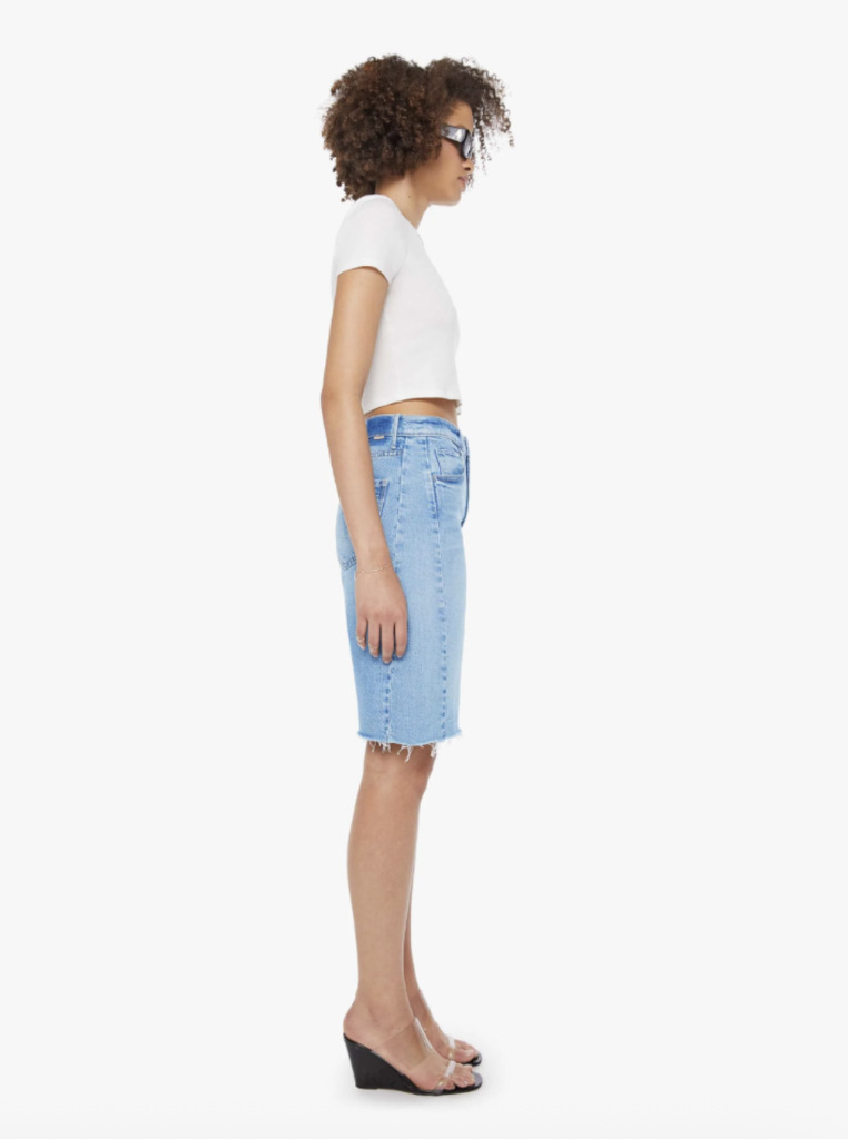 Mother Denim The Half-Pipe Bermuda Fray