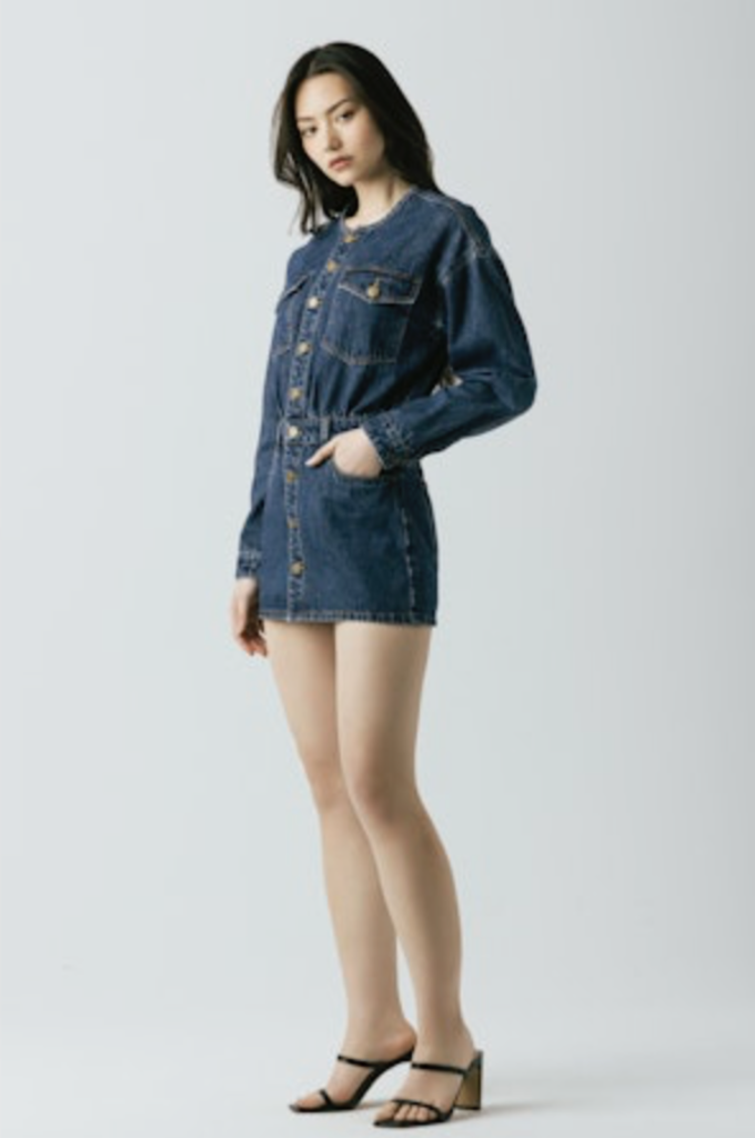 BlankNYC Ready Set Go Denim Dress