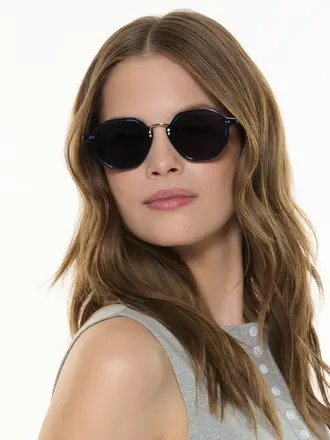 Krewe Dakota I Indigo Tortoise Silver Polarized Krewe Dakota I Indigo Tortoise Silver Polarized