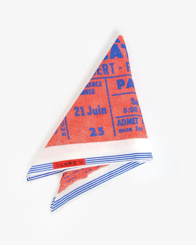 Clare V. Concert Ticket Bandana