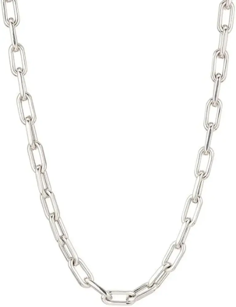 Adina Reyter 5.3mm Wide 16" Italian Chain Link Necklace - SLV