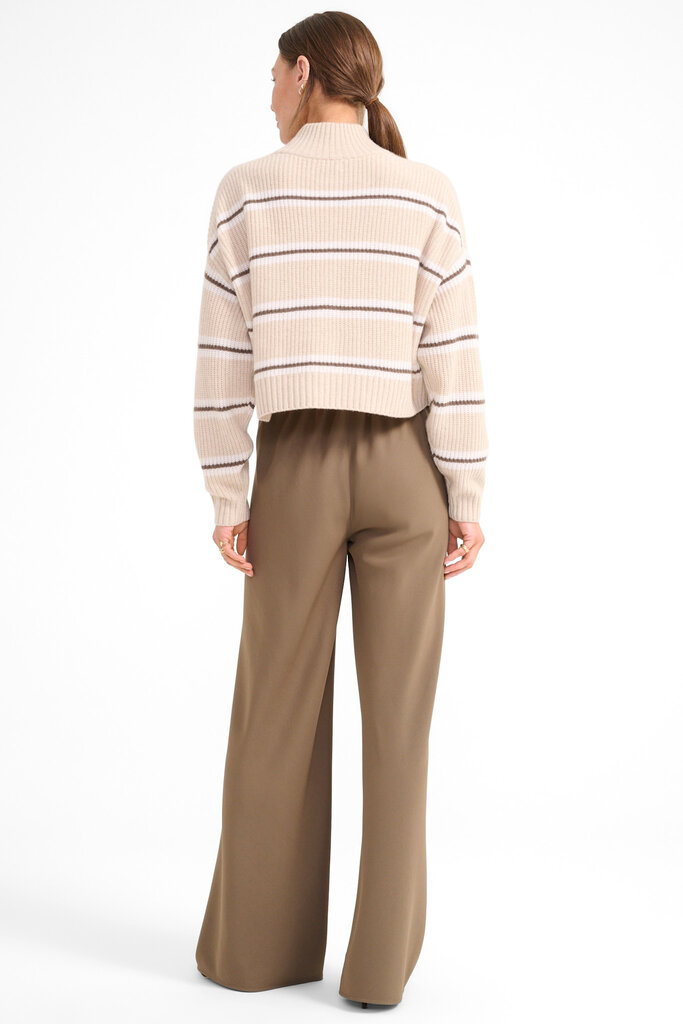 Staud Cropped Hampton Cashmere Sweater