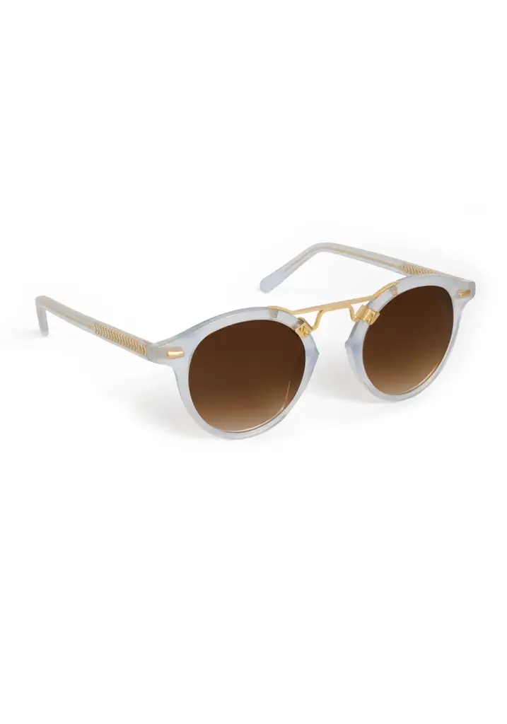 Krewe St. Louis I Powder Blue 18K