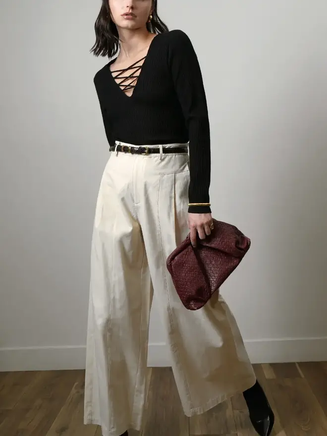 ★2025SS新作★GROVE★LEAH SKIRT PANTS LEAH SKIRT PANTS [2COLORS] - GROVE