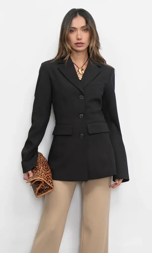 Greylin Slim Fit Longline Blazer