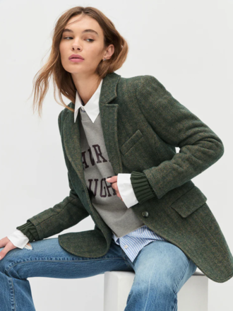 Favorite Daughter City Blazer Yorkshire Herringbone Favorite Daughter City Blazer Yorkshire Herringbone