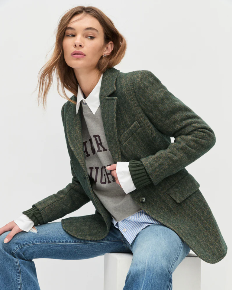 Favorite Daughter City Blazer Yorkshire Herringbone