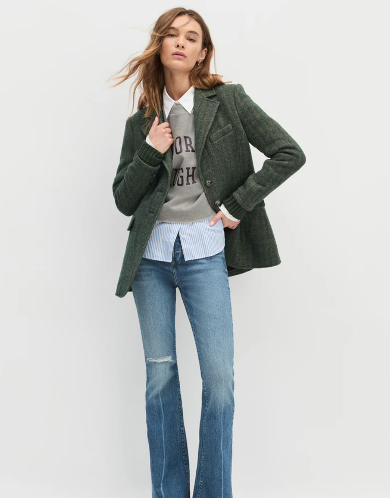 Favorite Daughter City Blazer Yorkshire Herringbone