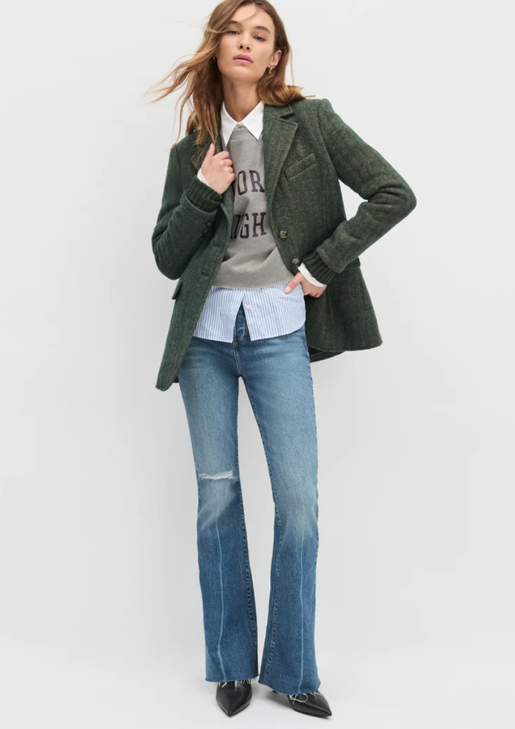 Favorite Daughter City Blazer Yorkshire Herringbone