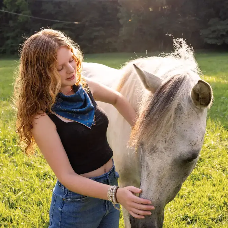 Jenni Earle Hell Yeah Silk Scarf