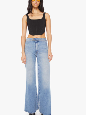 Mother Denim The Tab Roller Skimp in Fight for Your Right