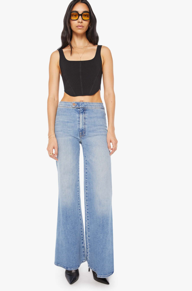 Mother Denim The Tab Roller Skimp in Fight for Your Right