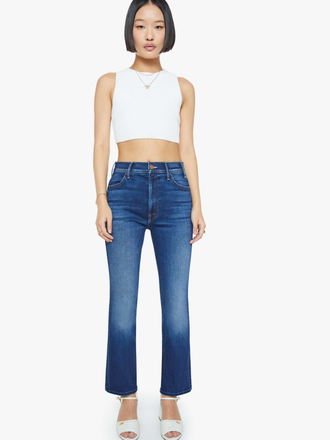 Mother Denim Lil Hustler Ankle in Taking Chances