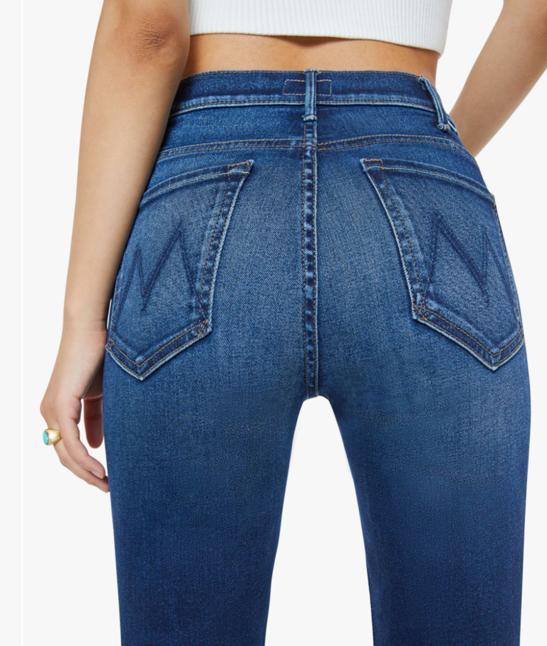 Mother Denim Lil Hustler Ankle in Taking Chances