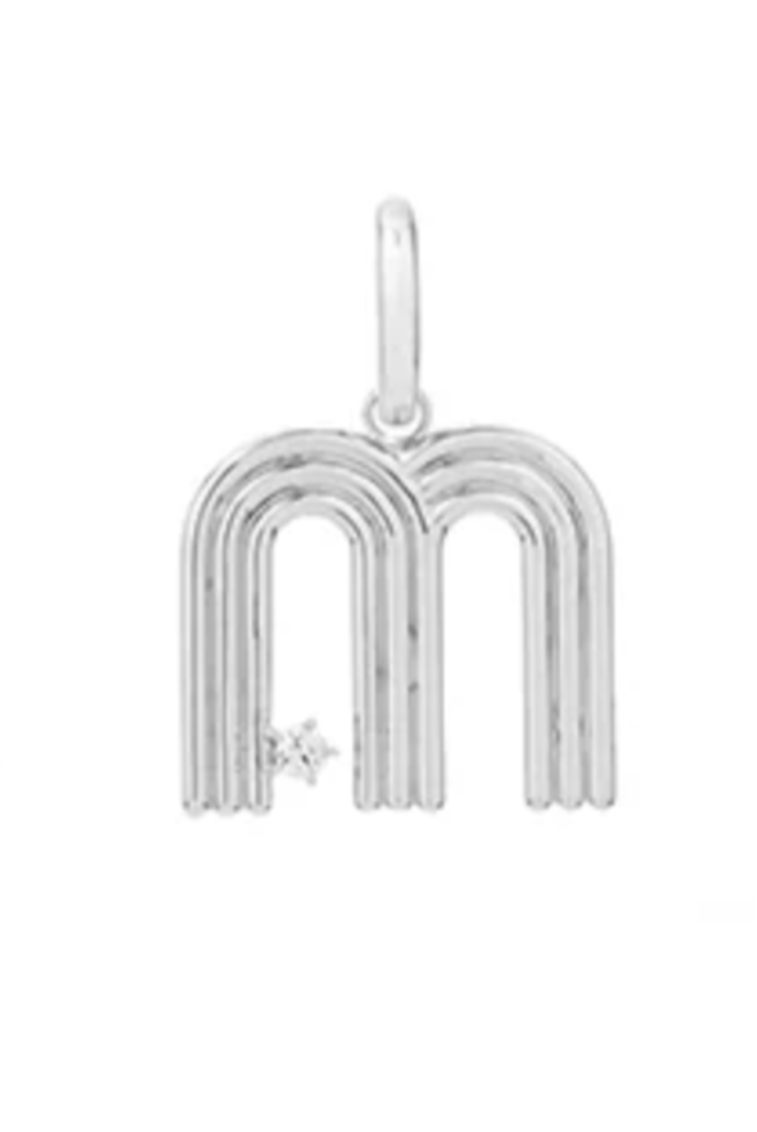 Adina Reyter Groovy Diamond Initial Charm