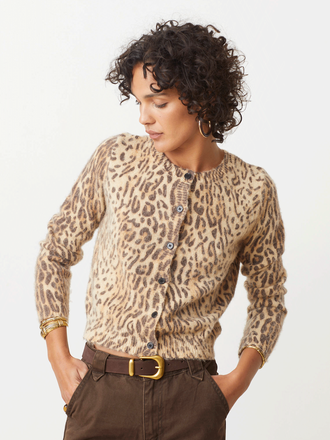 Suncoo Gacia Leopard Cardigan