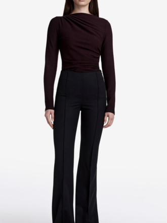 Smythe Pintuck Flare Pant