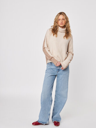 John & Jenn Tino Mink Bock Sweater