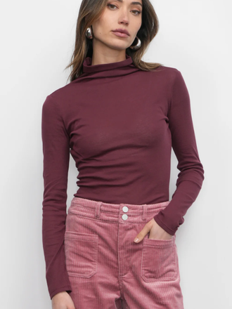 Greylin Astra Sheer Knit Top
