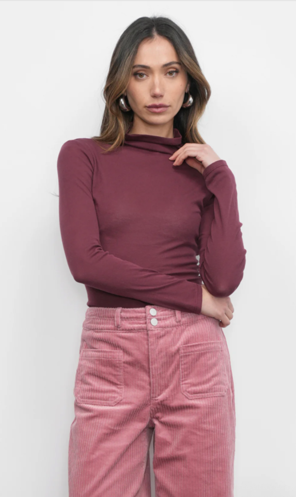 Greylin Astra Sheer Knit Top