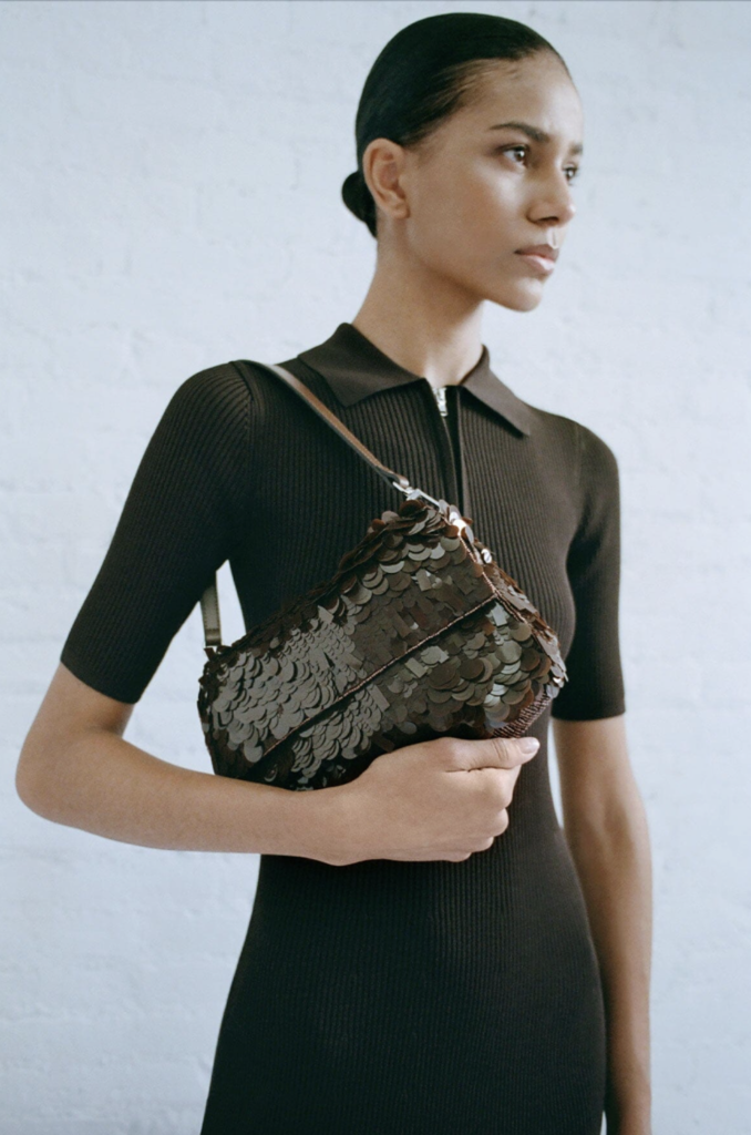 Staud Timmy Convertible Shoulder Bag Cacao