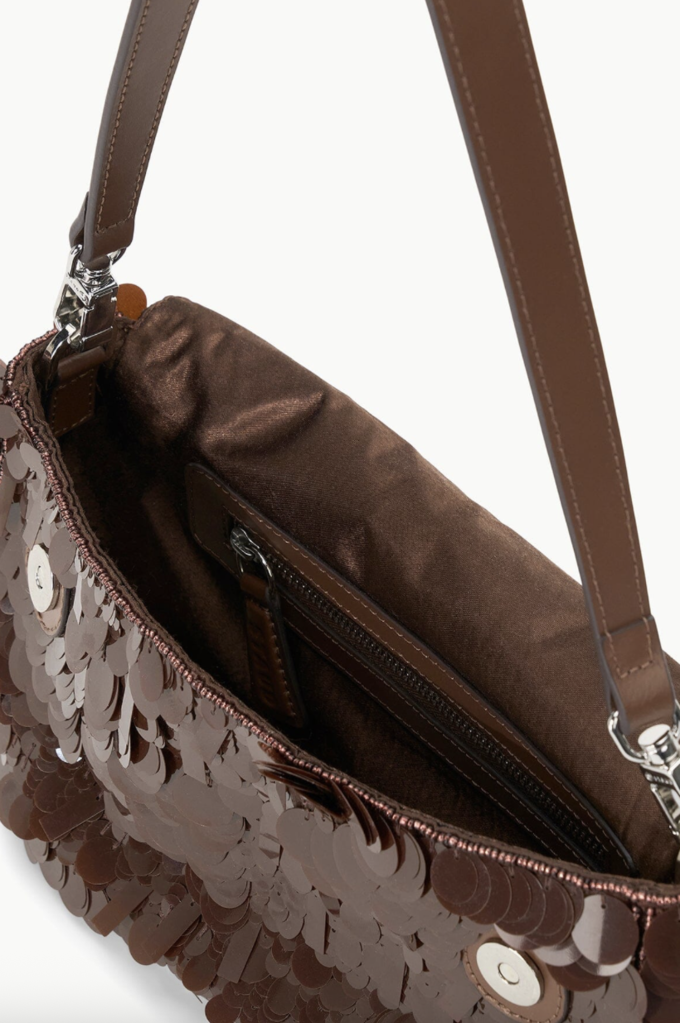 Staud Timmy Convertible Shoulder Bag Cacao