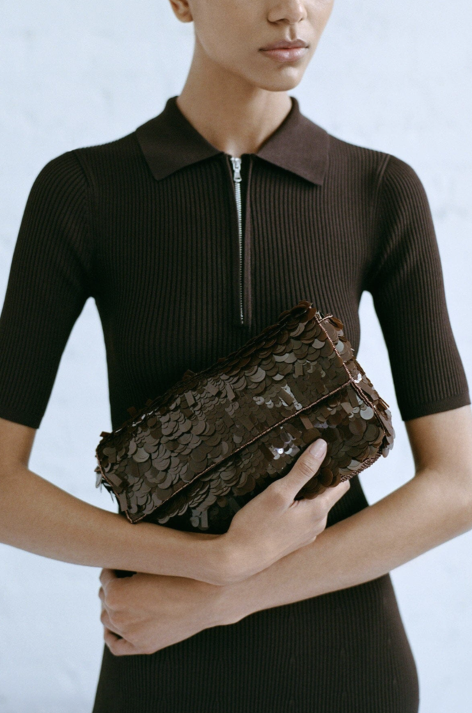 Staud Timmy Convertible Shoulder Bag Cacao