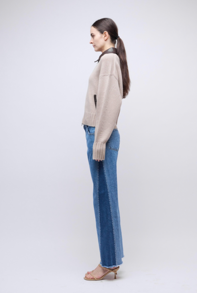 Simkhai Zofia Zipper Cardigan