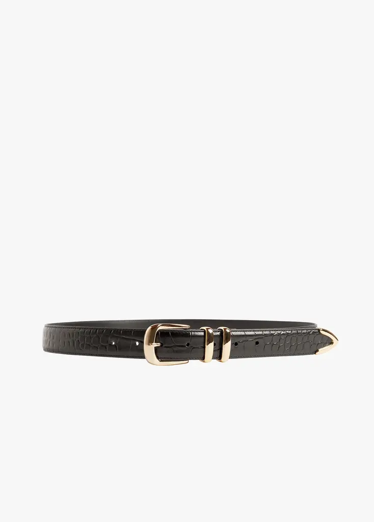 Favorite Daughter The Jordan Croc Embossed Belt