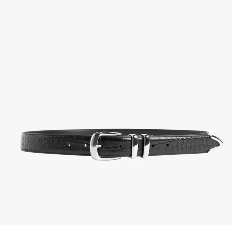 Favorite Daughter The Jordan Croc Embossed Belt