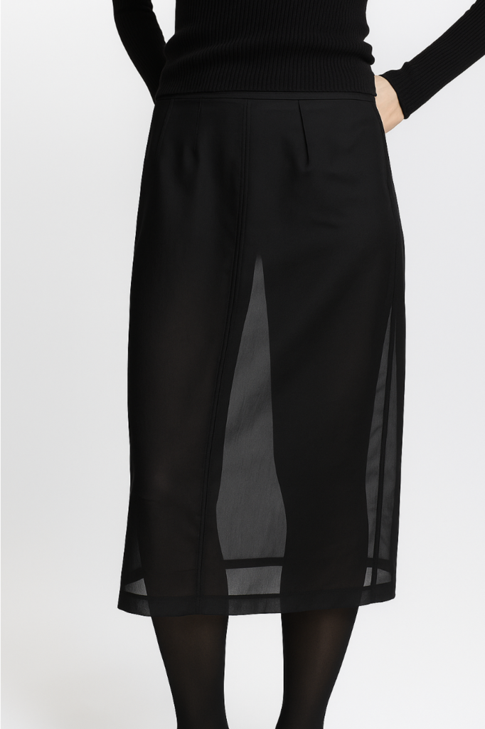 Saint Art Idris Semi Sheer Skirt