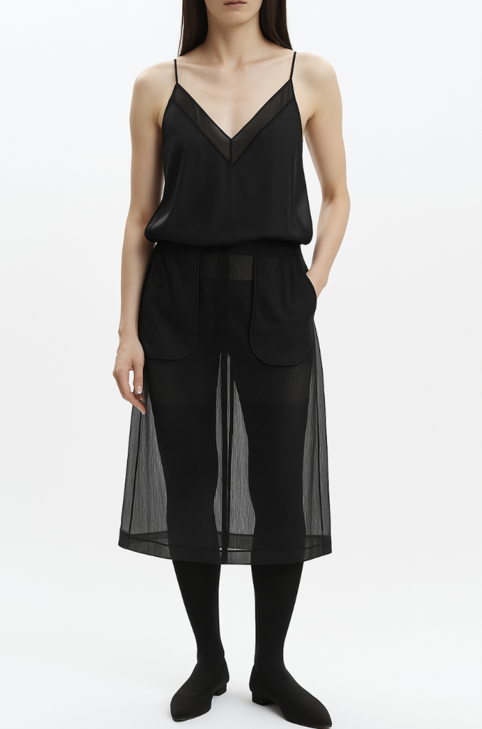 Saint Art Idris Semi Sheer Skirt