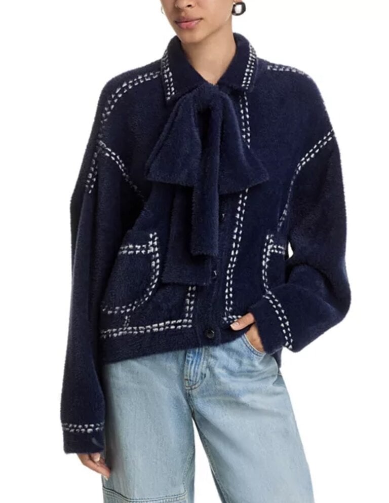 Essentiel Antwerp Ihoops Cardigan w/ Bow