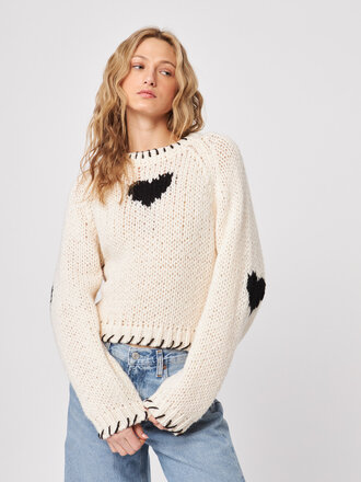 John & Jenn Declan Heart Crewneck Sweater