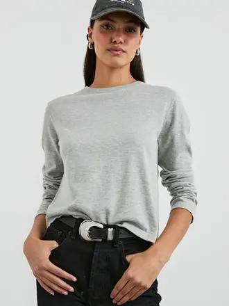 Rails Cotton Cashmere Long Sleeve Tee
