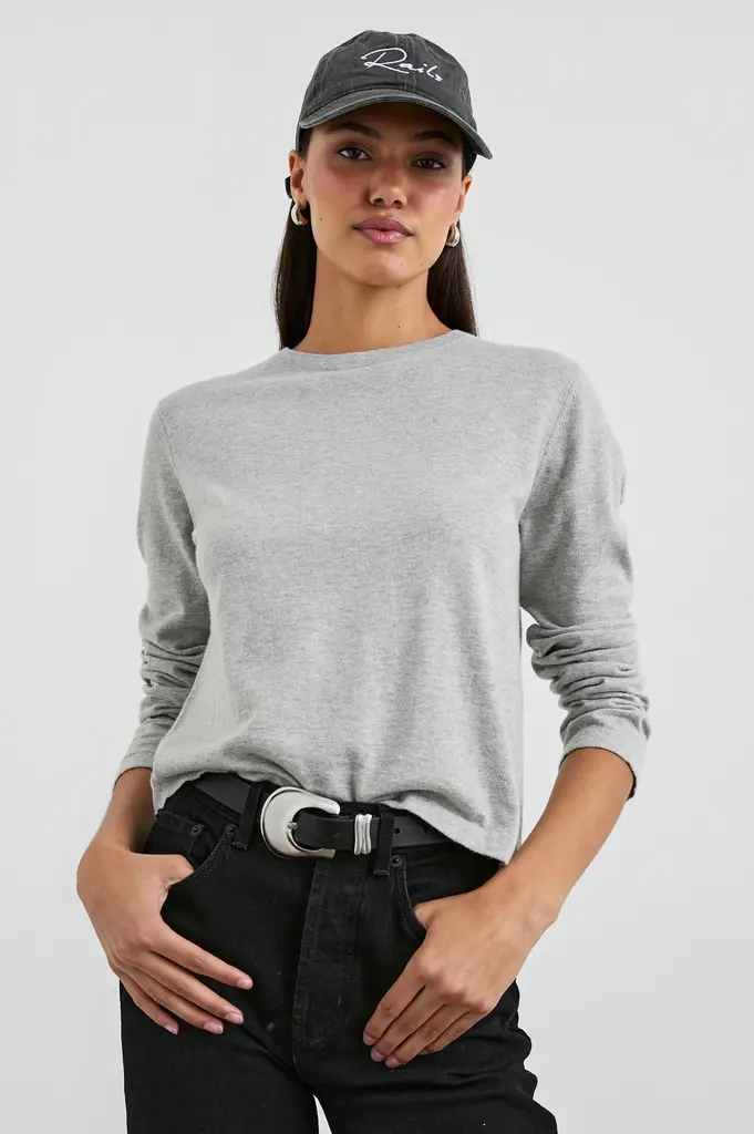 Rails Cotton Cashmere Long Sleeve Tee