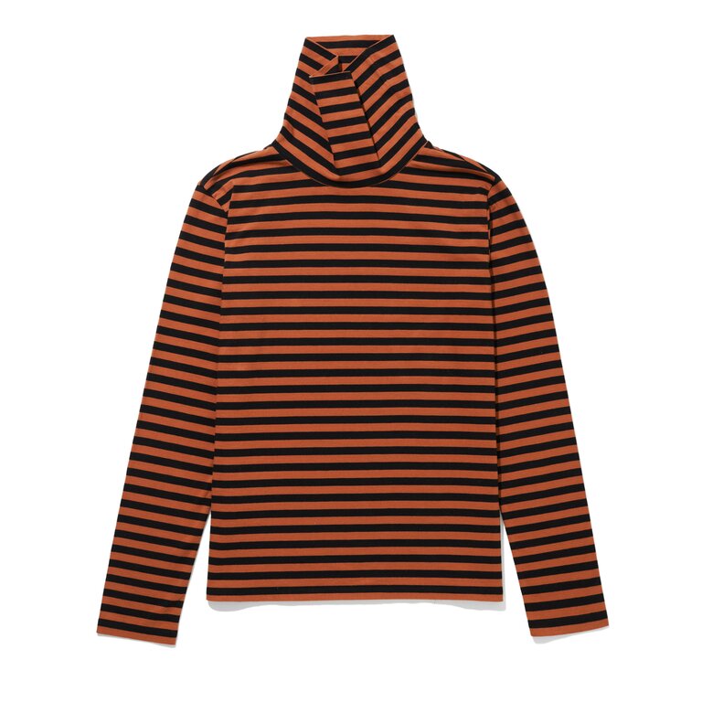 Kule The Turtleneck in Copper/Black