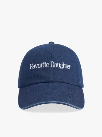 Favorite Daughter Logo Denim Baseball Cap