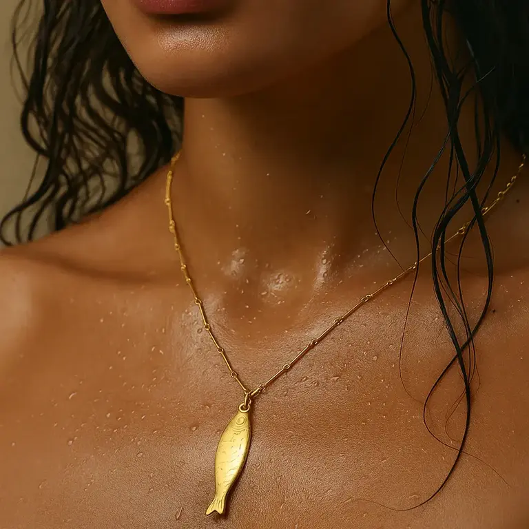 Ellie Vail Jewelry Adoni Fish Pendant Necklace