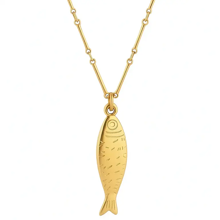 Ellie Vail Jewelry Adoni Fish Pendant Necklace