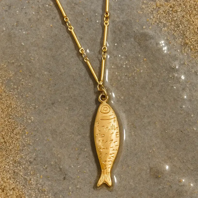 Ellie Vail Jewelry Adoni Fish Pendant Necklace