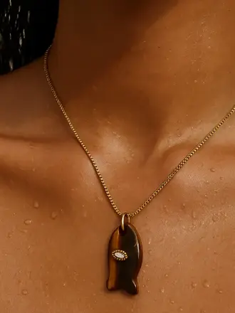 Ellie Vail Jewelry Eden Fish Pendant Necklace