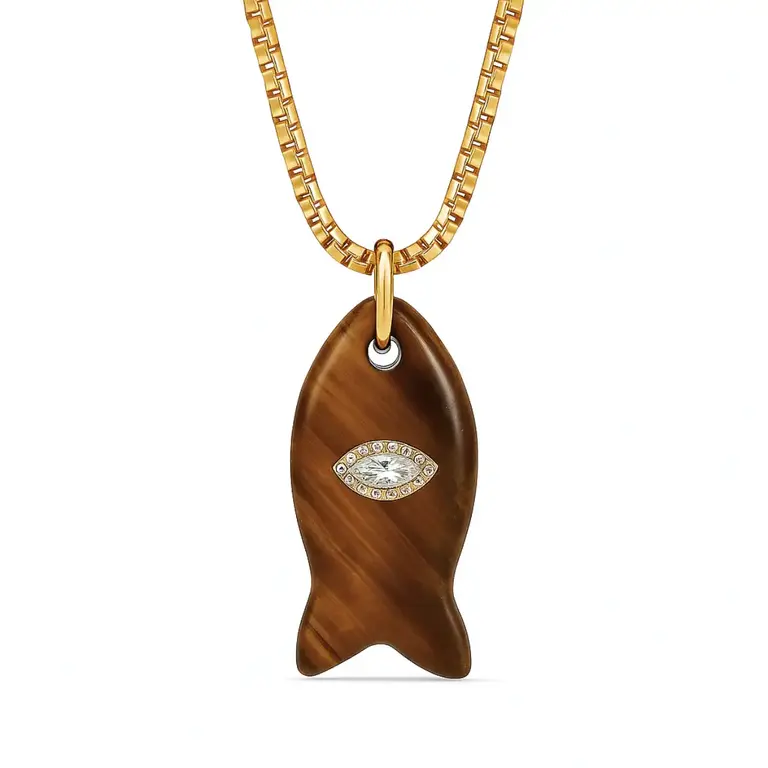 Ellie Vail Jewelry Eden Fish Pendant Necklace