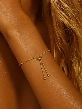 Ellie Vail Jewelry Lourdes Round Snake Chain Bracelet