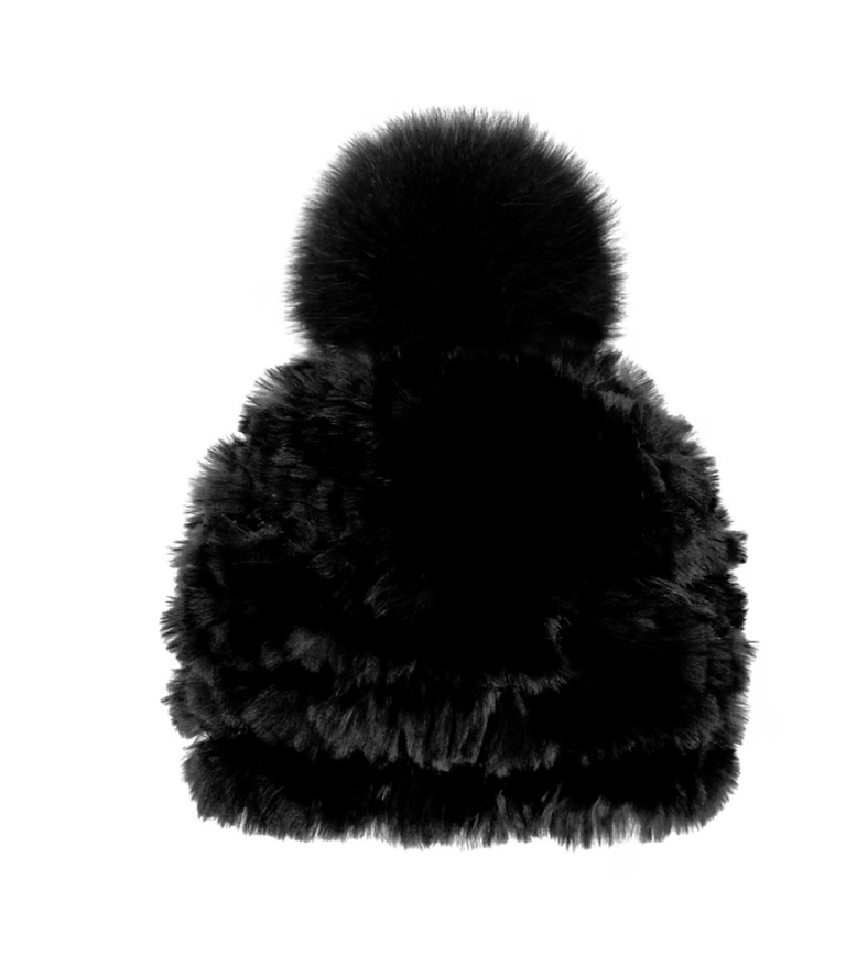 Mitchie's Matchings Rabbit Fur Beanie - HTTN32