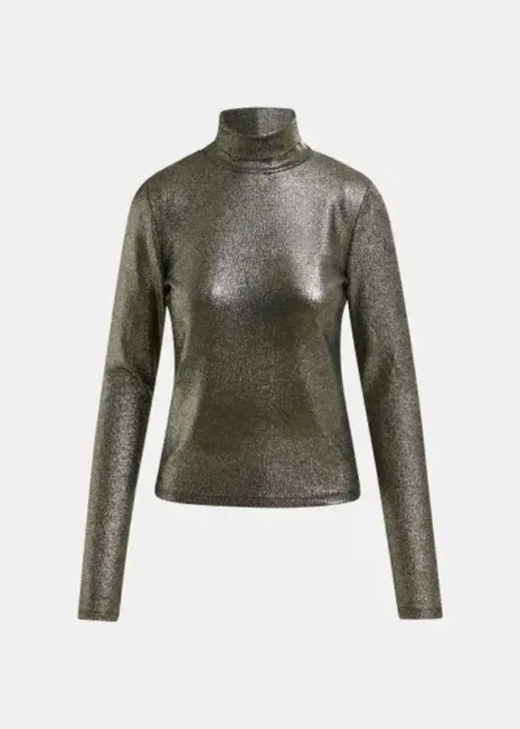 Essentiel Antwerp Ilevate Metallic Turtleneck