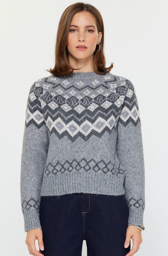 Current Air Fair Isle pattern sweater